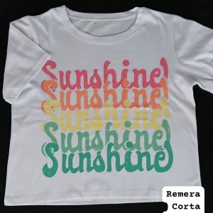 SUNSHINE LETRAS COLORES